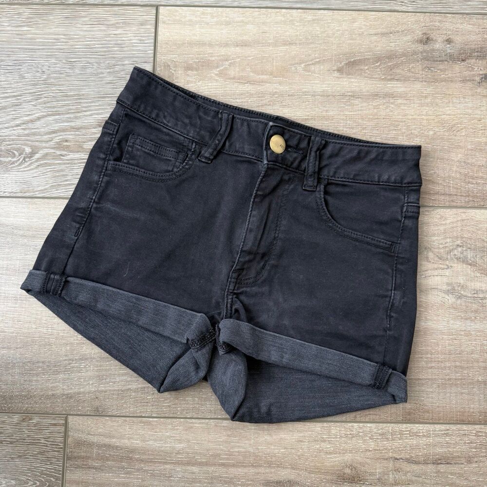 American Eagle Hi-Rise Shortie Shorts